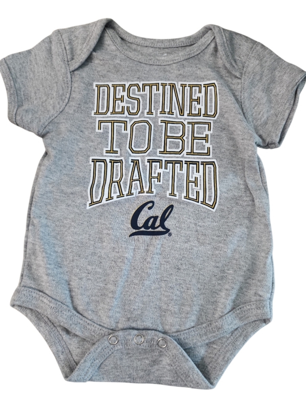 NWT! GEN2 UNIVERSITY OF BERKLEY GOLDEN BEARS BABY BODYSUIT.